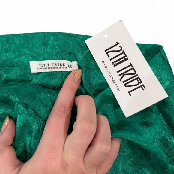 12th Tribe St Barths Emerald Pant NWT Medium - Picture 5 of 12